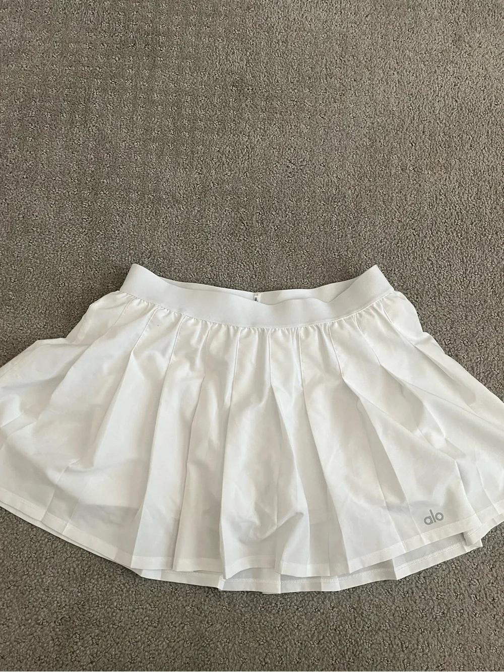 alo White grand Slam Tennis skirt